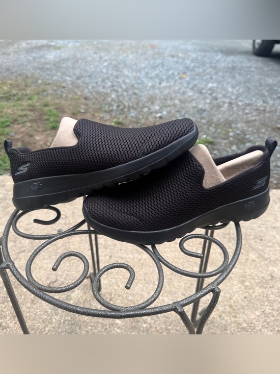 Skechers Shoes - Skechers Black Slip-On Mesh Go Walk Joy Sneakers